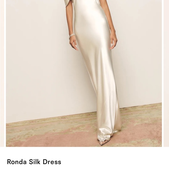 Reformation Rhonda Silk Dress